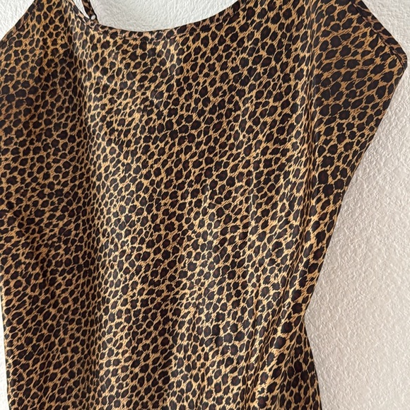 Vintage Leopard Print Slip Dress - Picture 3 of 5